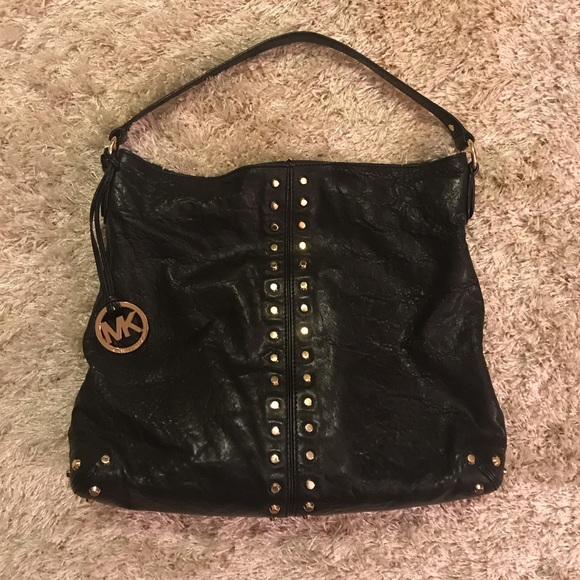 Michael Kors Handbags - Black Studded Michael Kors bag